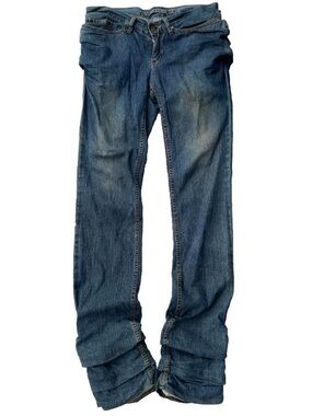 Miharayasuhiro Stacked Bootcut Denim Jeans